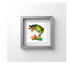 FINE ART PRINT OF PRINCE FROG, PART OF THE 'LITTLE MINI TREASURE' ART COLLECTION