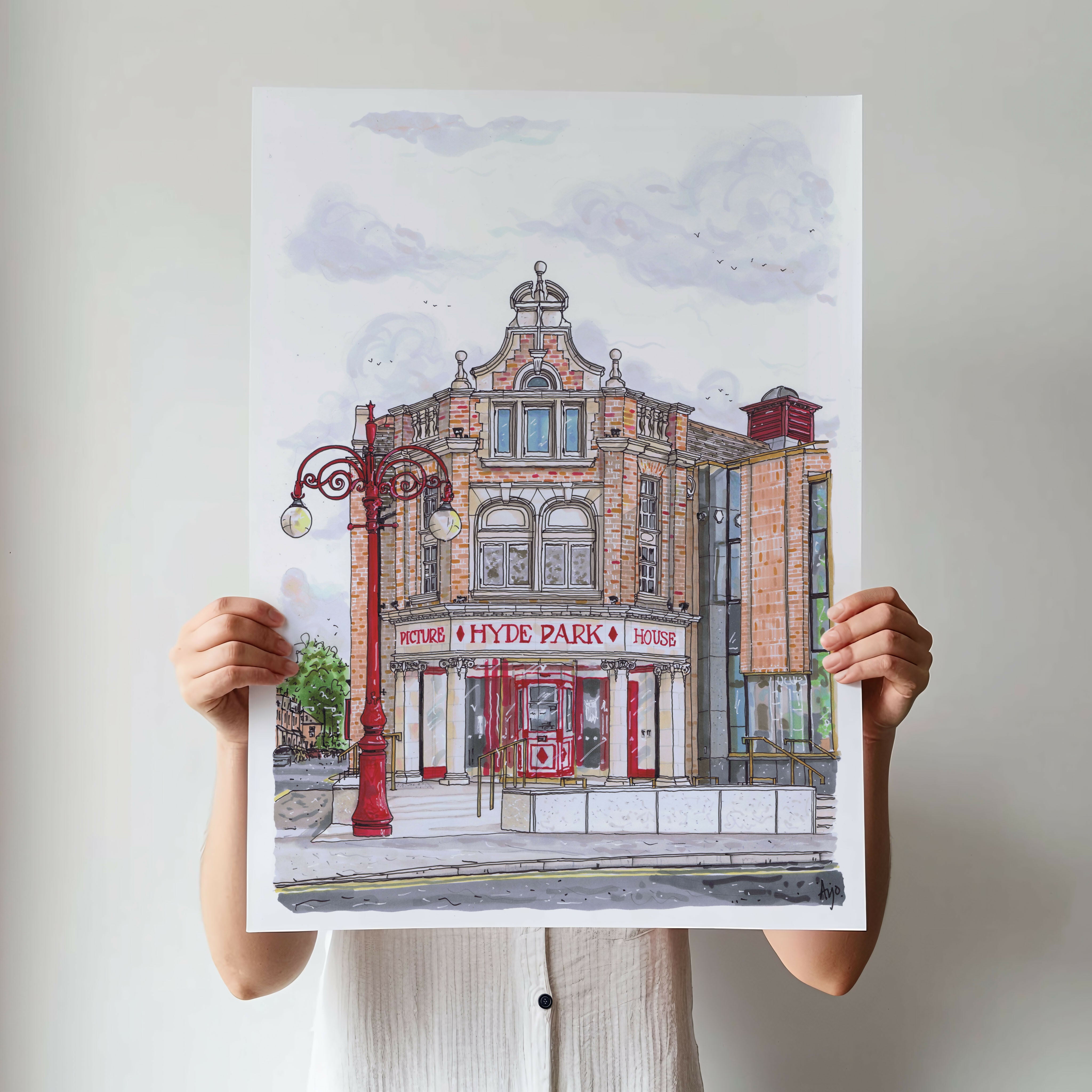 HYDE PARK PICTURE HOUSE PRINT