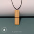 Horizon Line – Light Wood Pendant