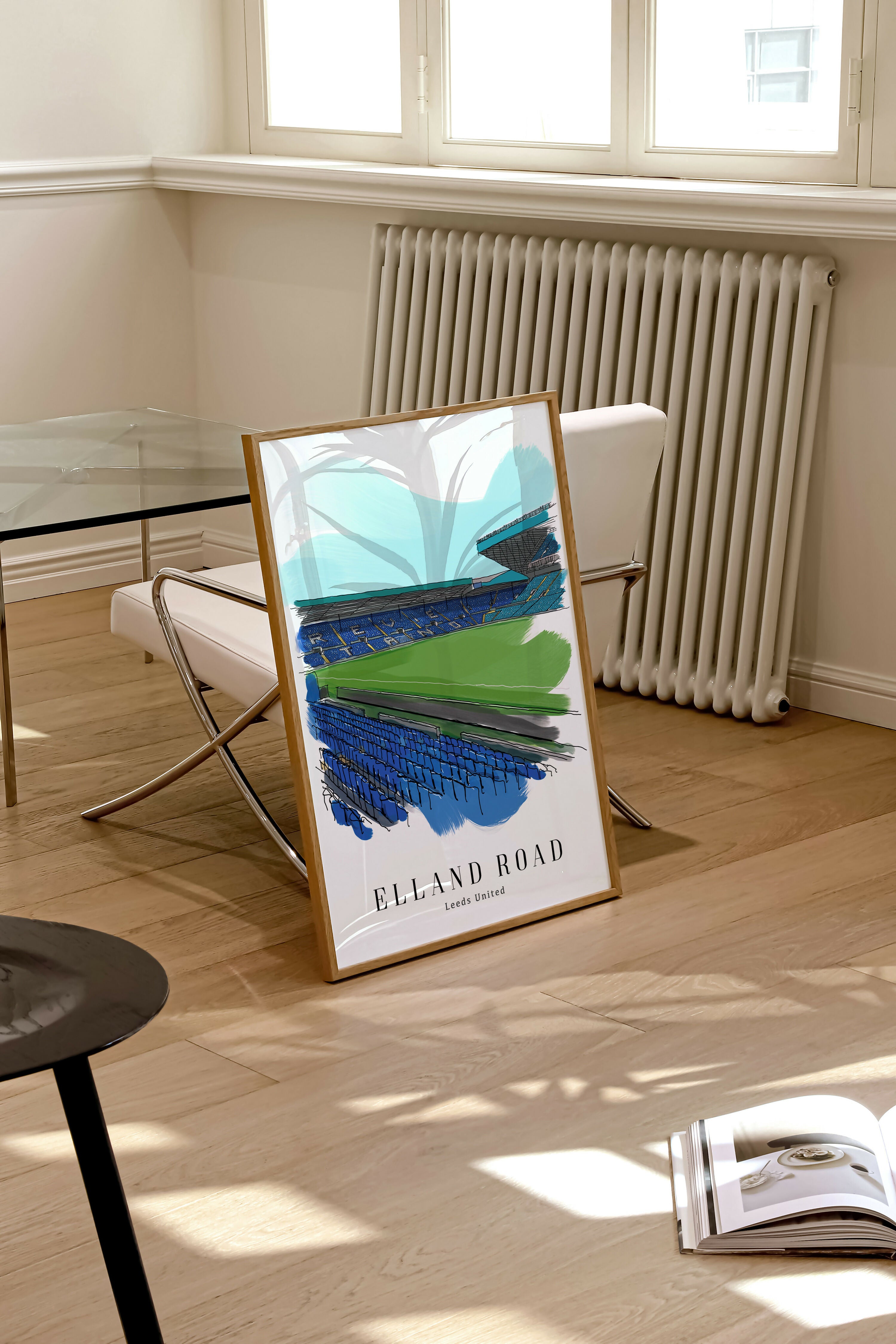 Inside Elland Road Leeds Football Stadium Art Print