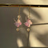 Micro Crochet Butterfly Drop and Dangle Earrings