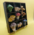 Clay Toadstool Small Wooden Black Painted Trinket Tray