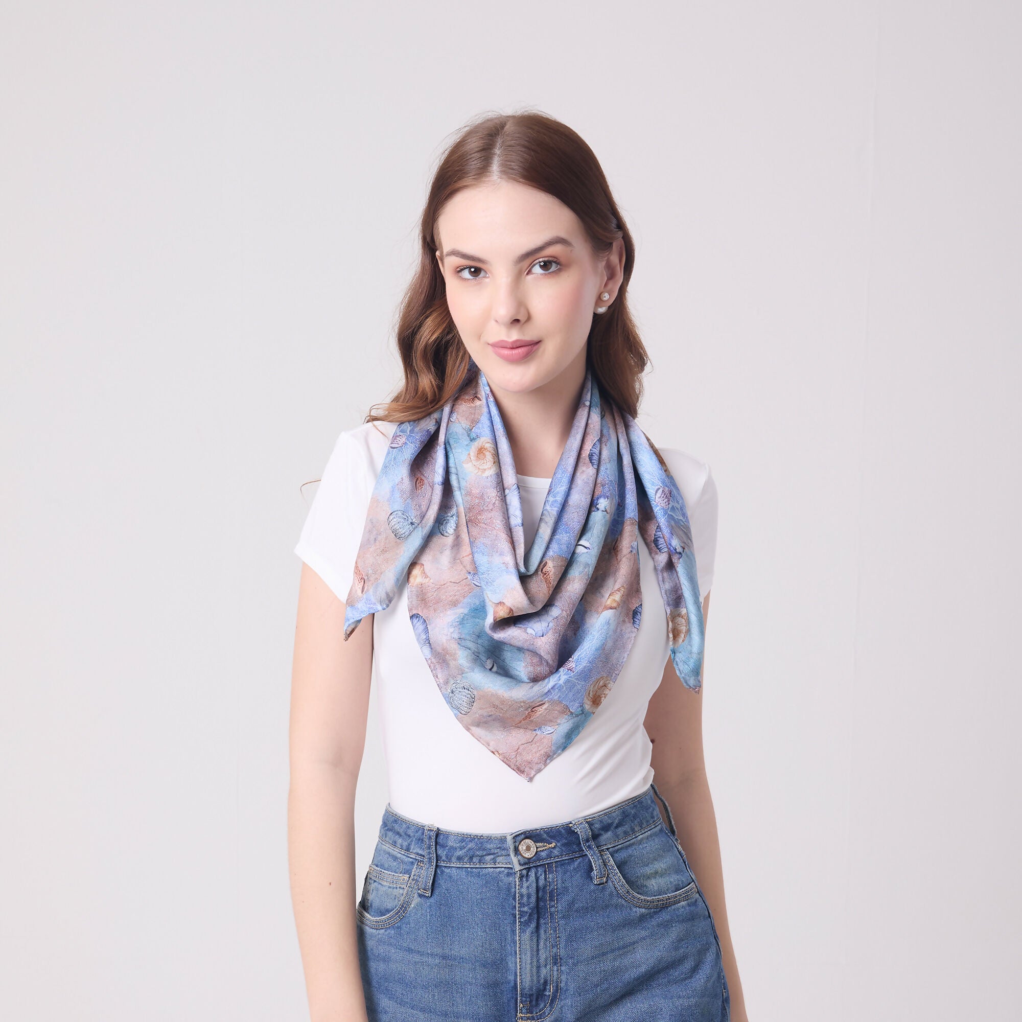 Large Square Silk Scarf - Various Designs