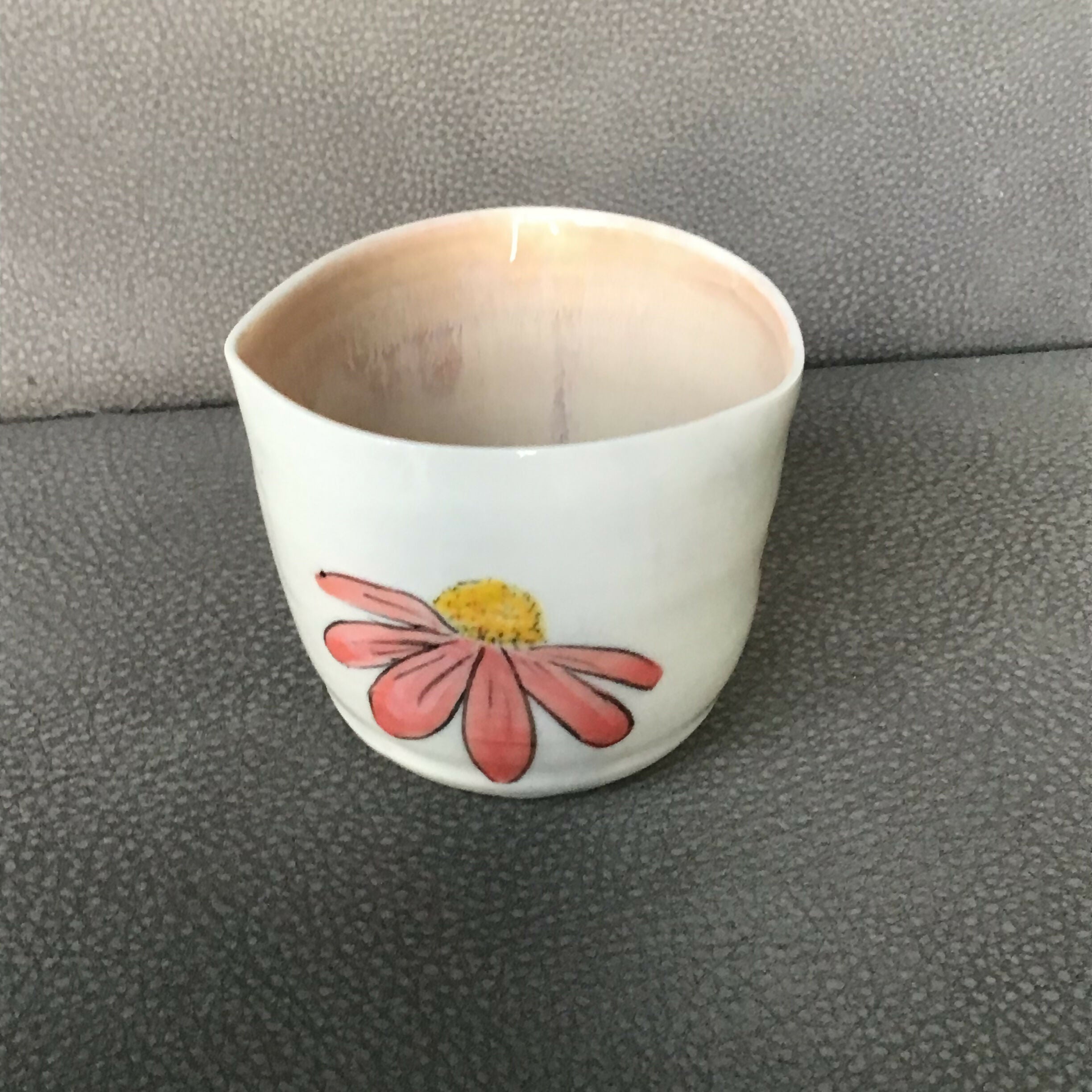 Porcelain Handpainted Flower Pot