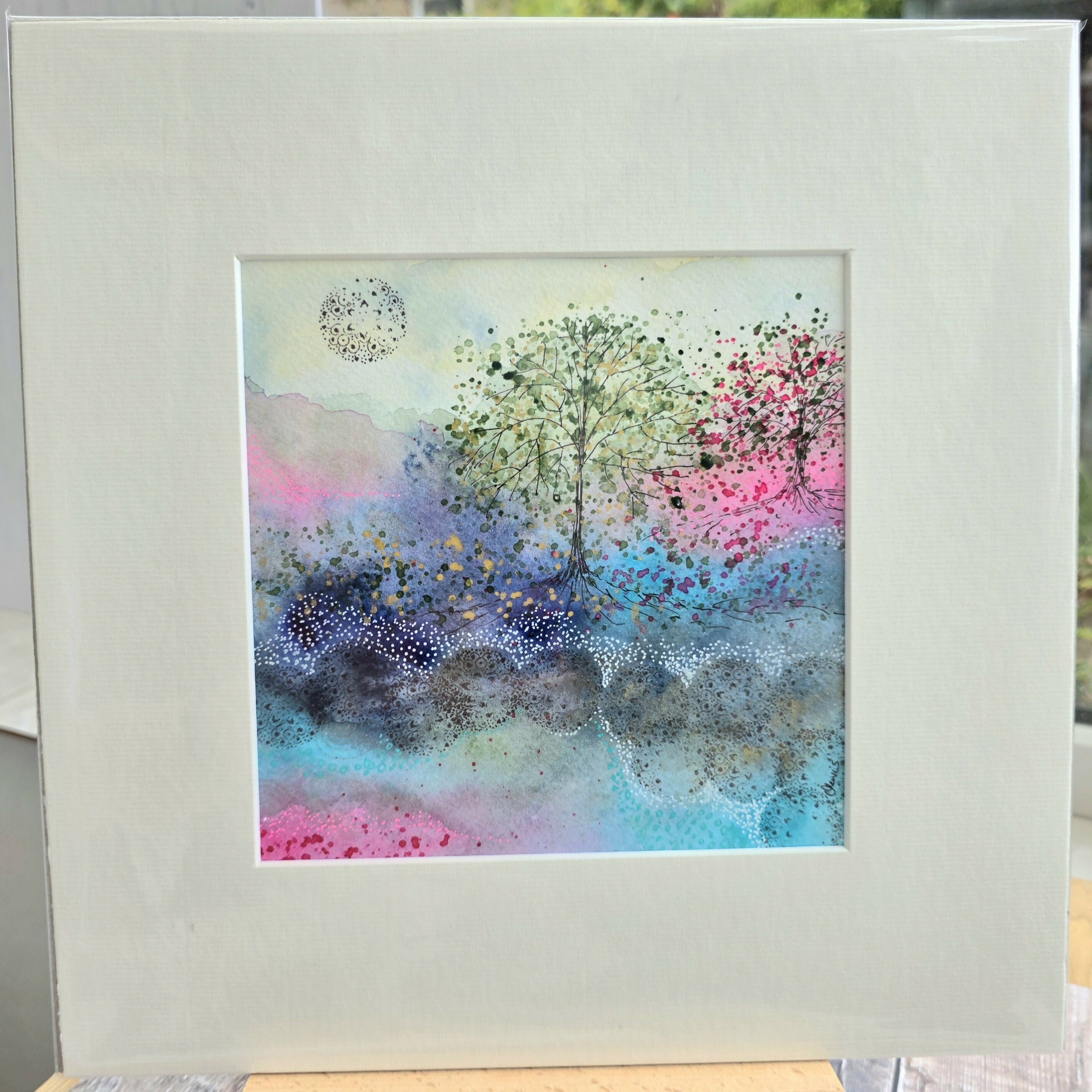 'Parkland' Original Mixed Media Painting