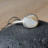 Beach Stone and Silver Ring SizeP