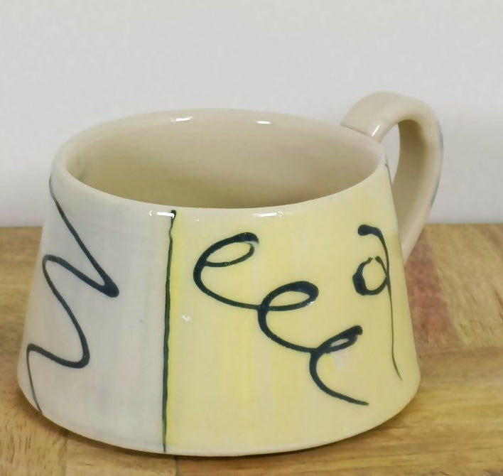 Wheel Thrown Ceramic Stoneware Mug