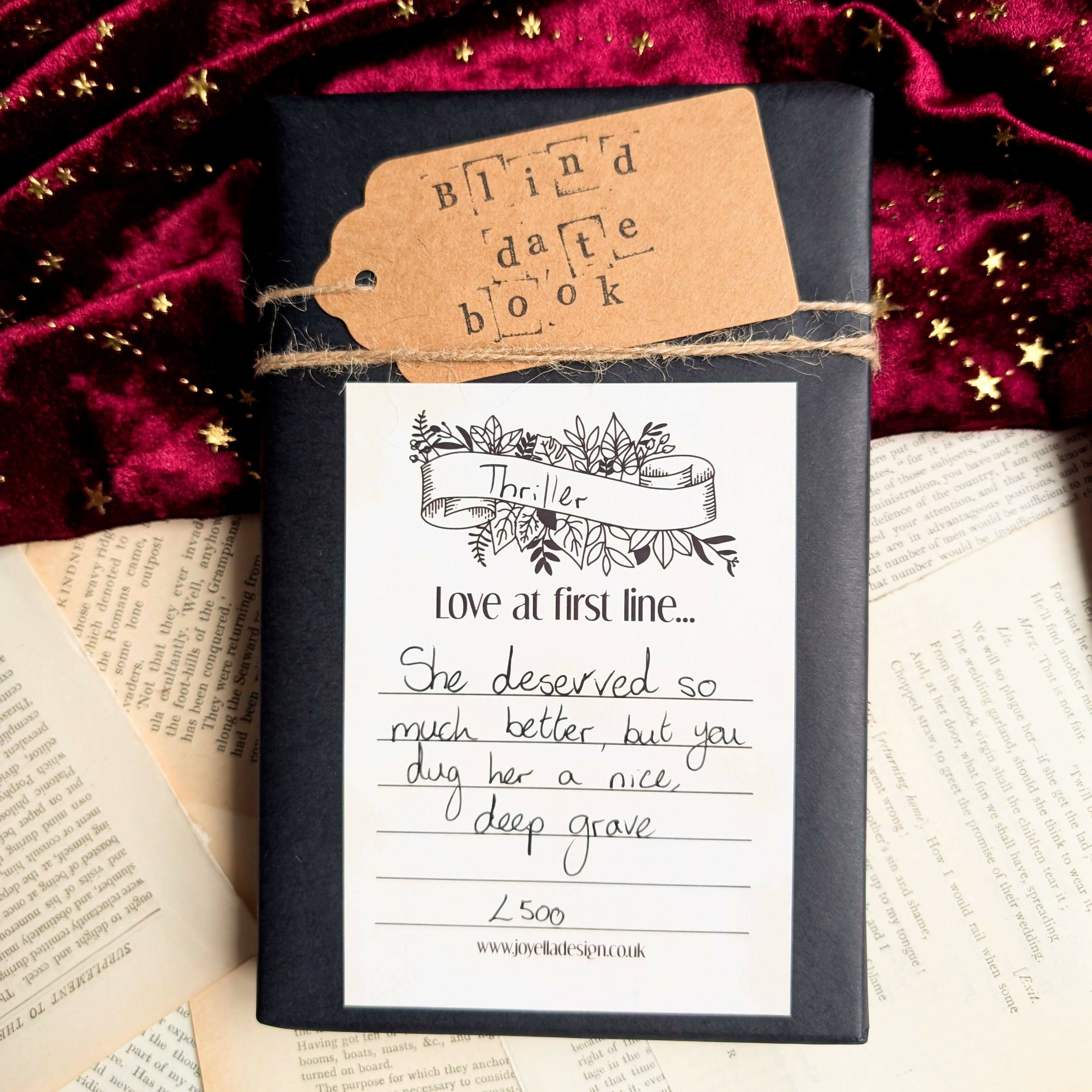 Blind date book - Thriller (love at first line) L500