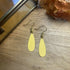 Lovely Yellow Tear Drop Earrings