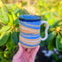 Blue Marbled Mug