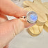 WHITE MOONSTONE RING SIZE Q