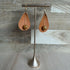 Forest Whisper Leather Earrings – Honey Dew