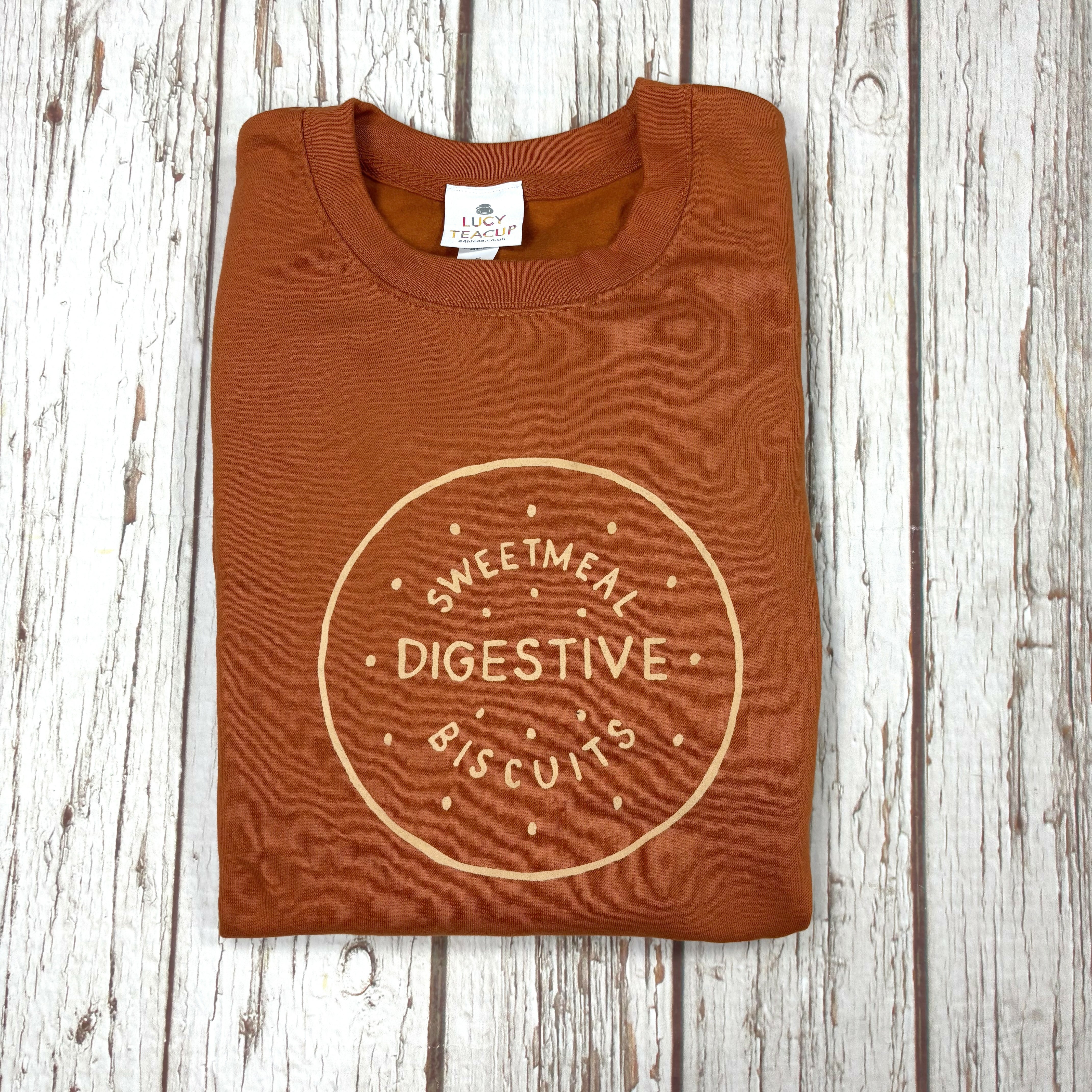 Digestive Biscuit Rust Coloured Unisex Sweatshirt
