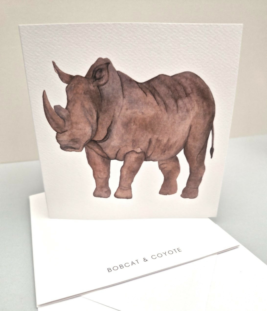 Rhino Greeting Card