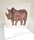 Rhino Greeting Card