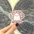 Life Is Tough But So Am I Motivational Ghost Holographic Vinyl Sticker