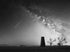 Beverley's Black Mill and the Milky Way (B/W)