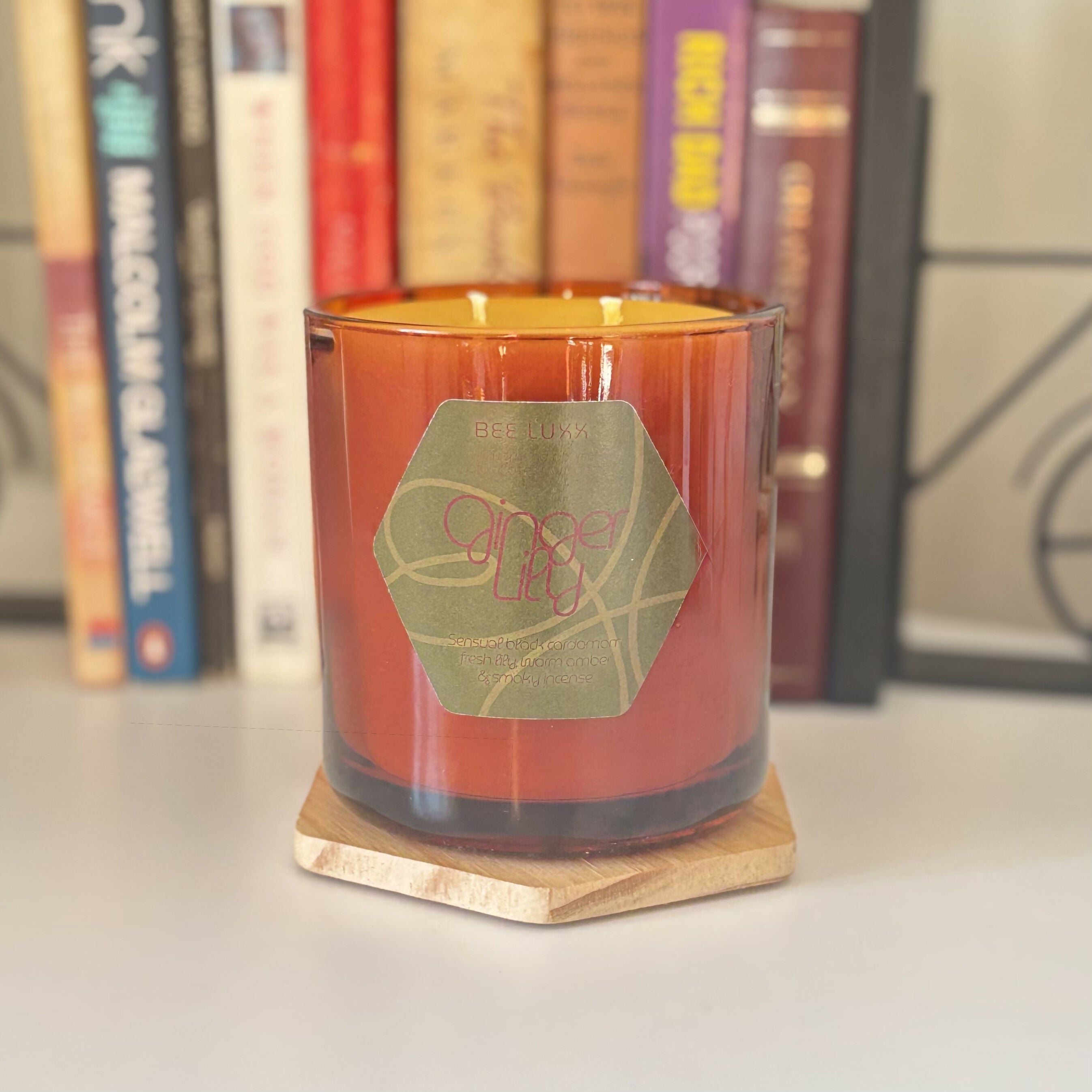 Ginger Lily - Scented 100% Beeswax Candle