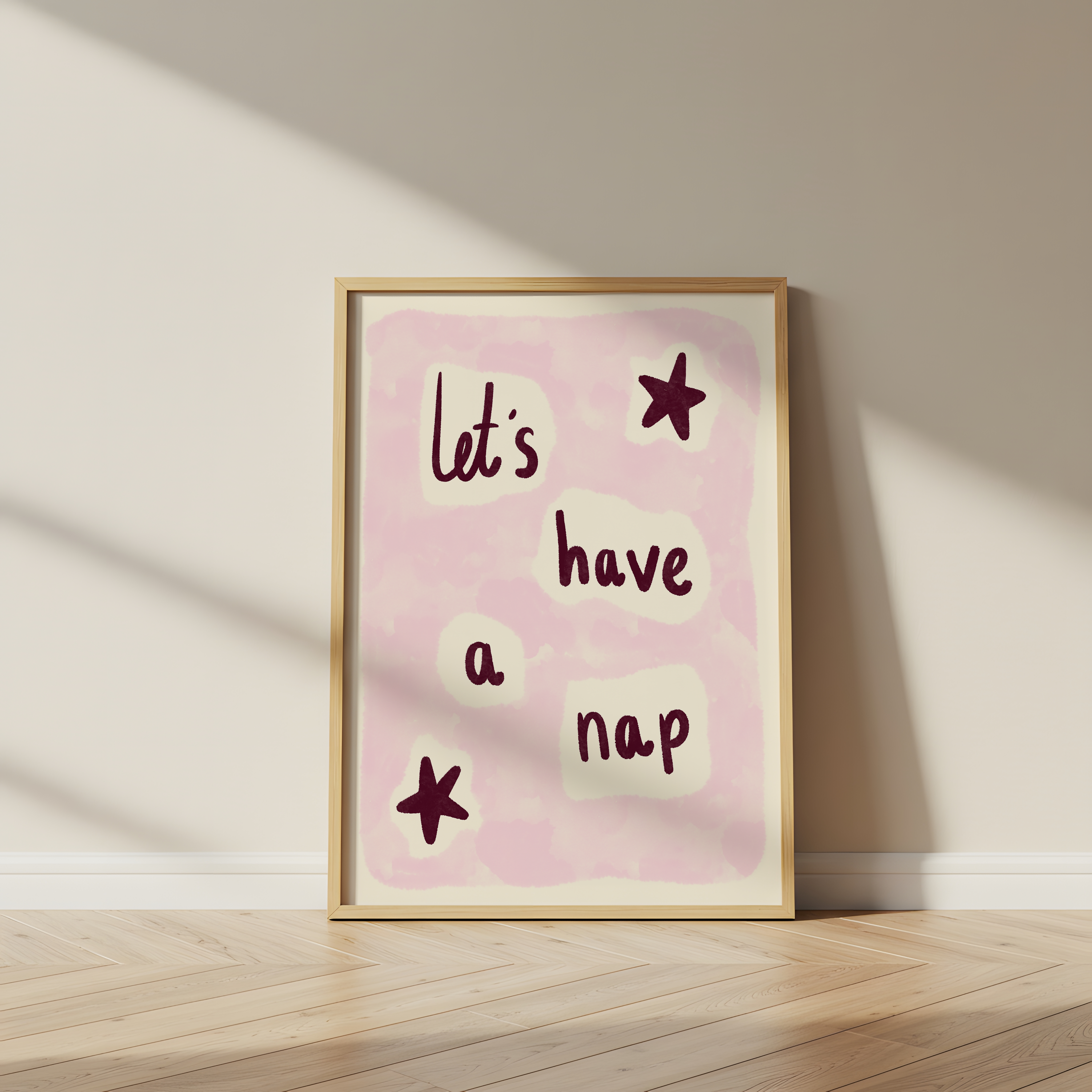 Let's Have A Nap Print