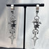 Pierced Sparkle Chainmail Earrings