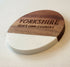 Yorkshire Inspired Engraved Marble and Acacia Wood Coaster