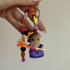 Witch Cat Felt Keyring