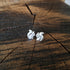 Handmade Silver Squirrel Studs