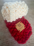PET SCARF, STRIPY, 2-COLOUR COSY FOR CAT OR SMALL DOG