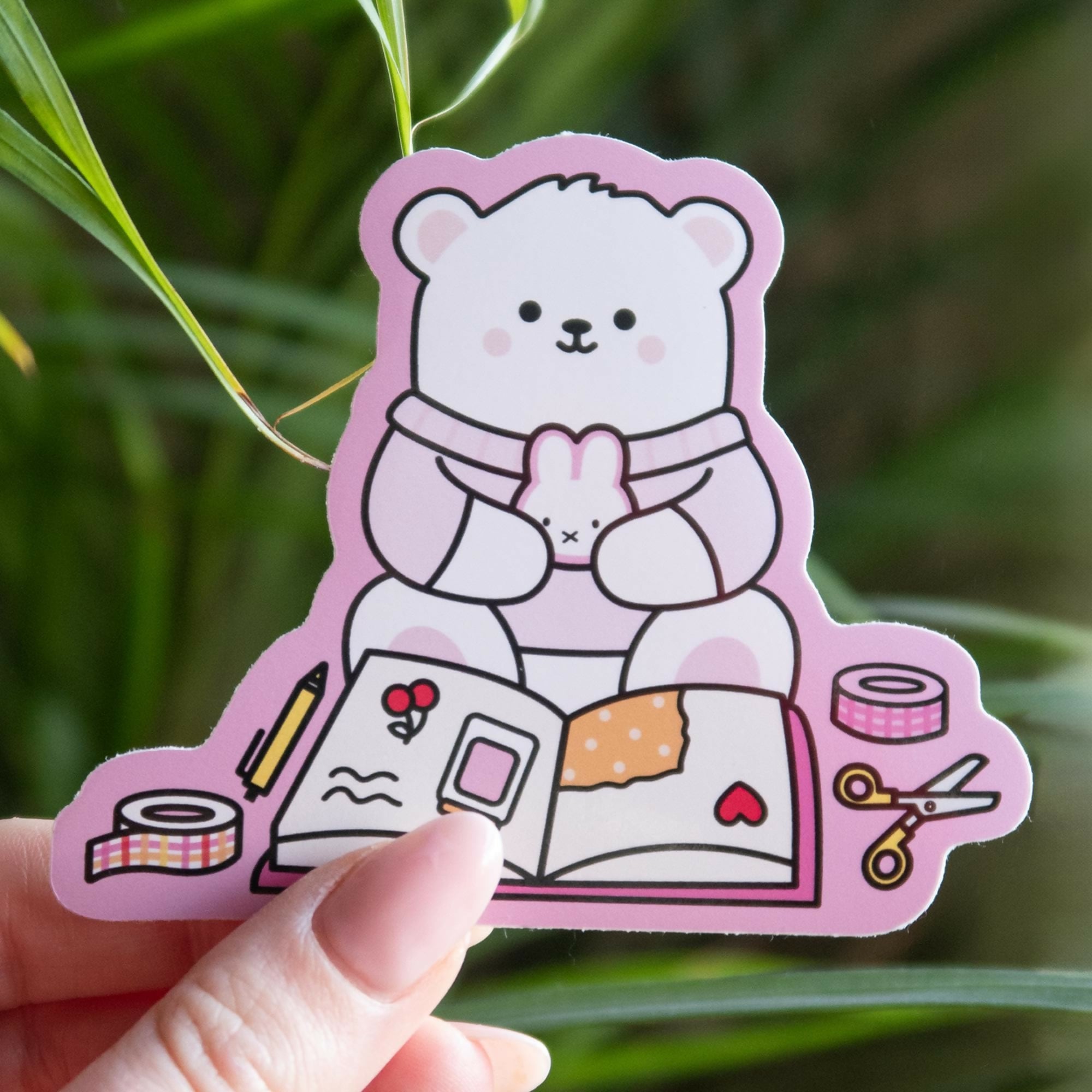 Journal Girlie Die Cut Sticker