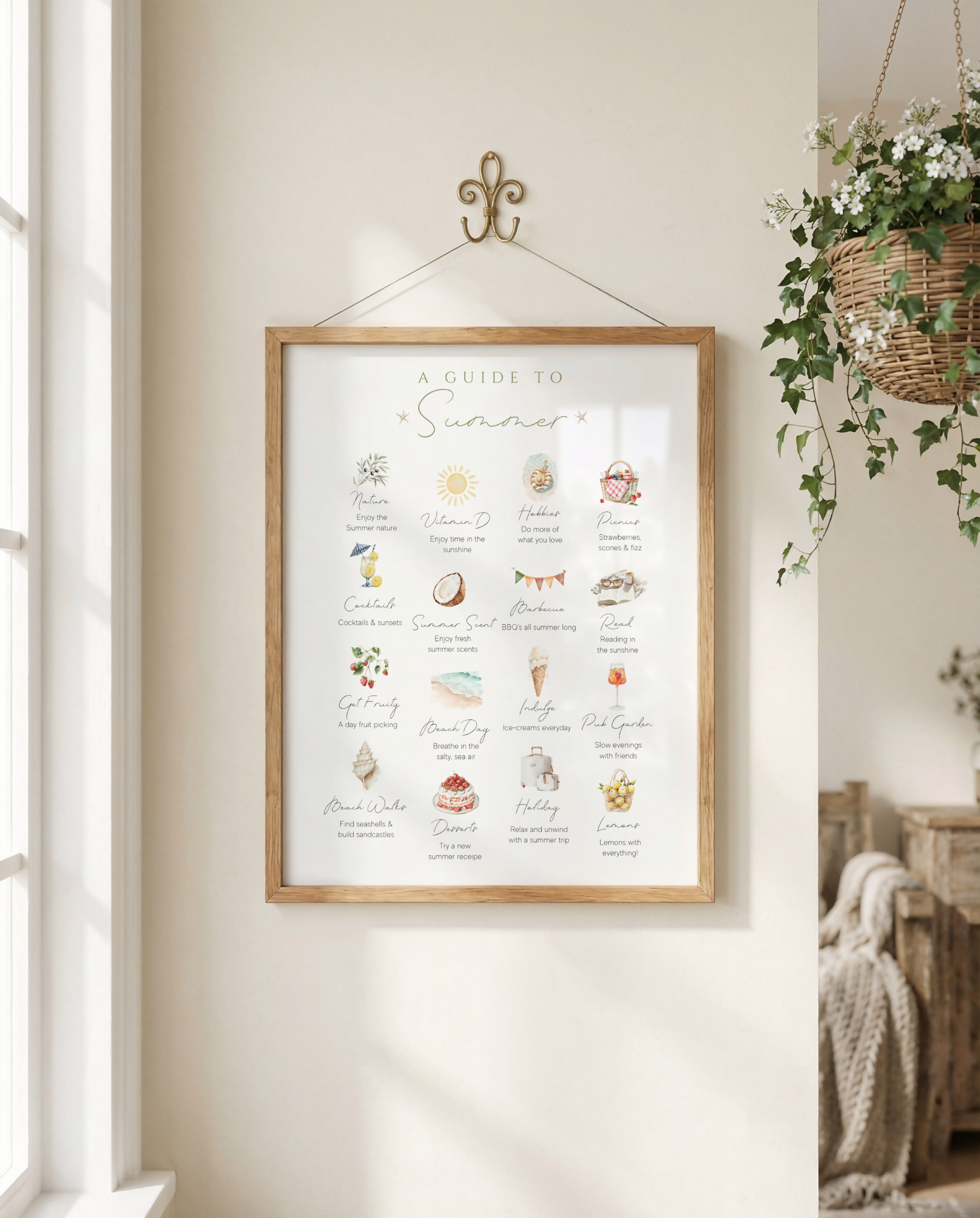 The Summer Guide Art Print