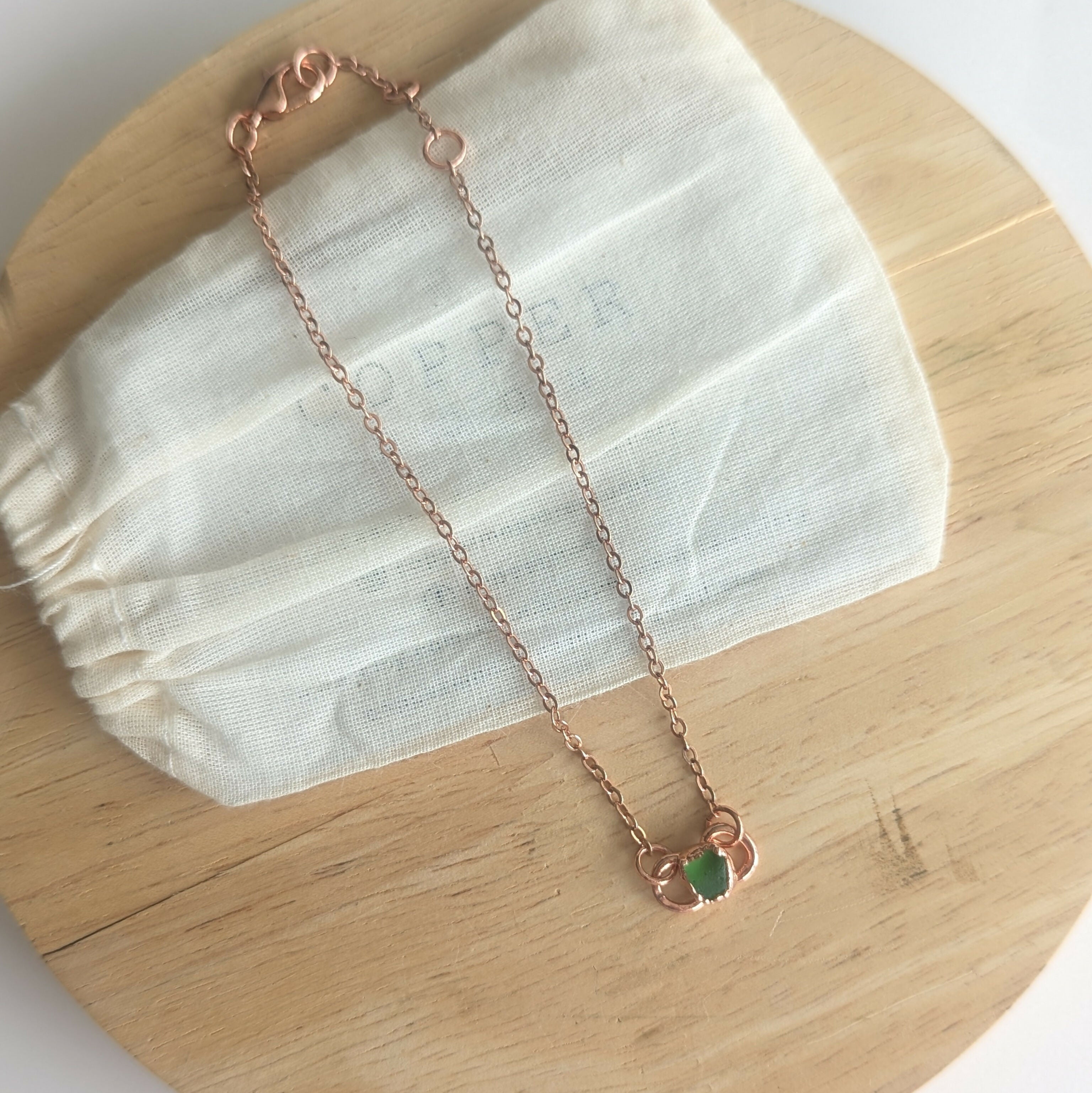Seaglass Anklet