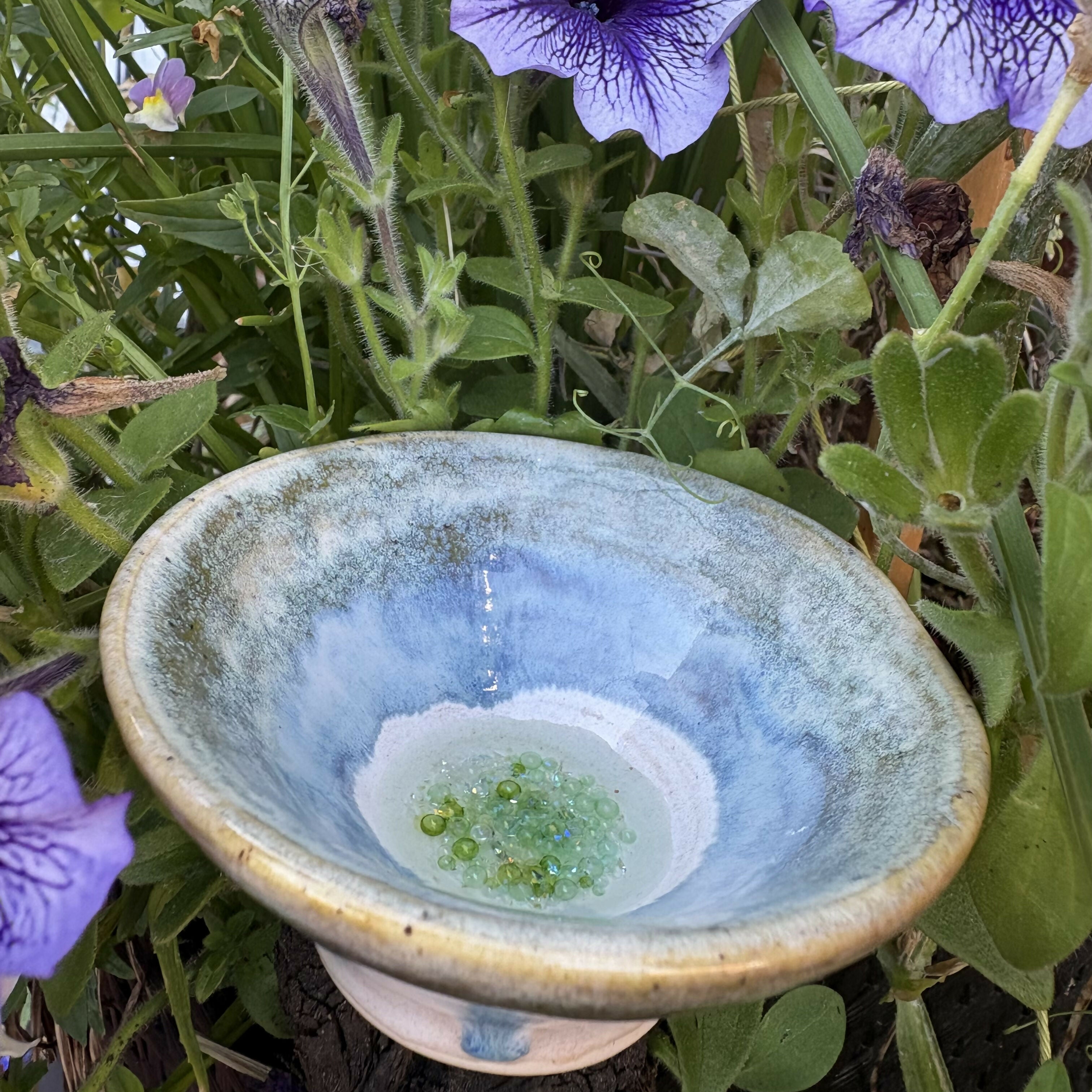 Green and Blue Sparkling Bowl