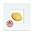 4” x 4” Mini Mounted Giclée Print of a Digestive Biscuit