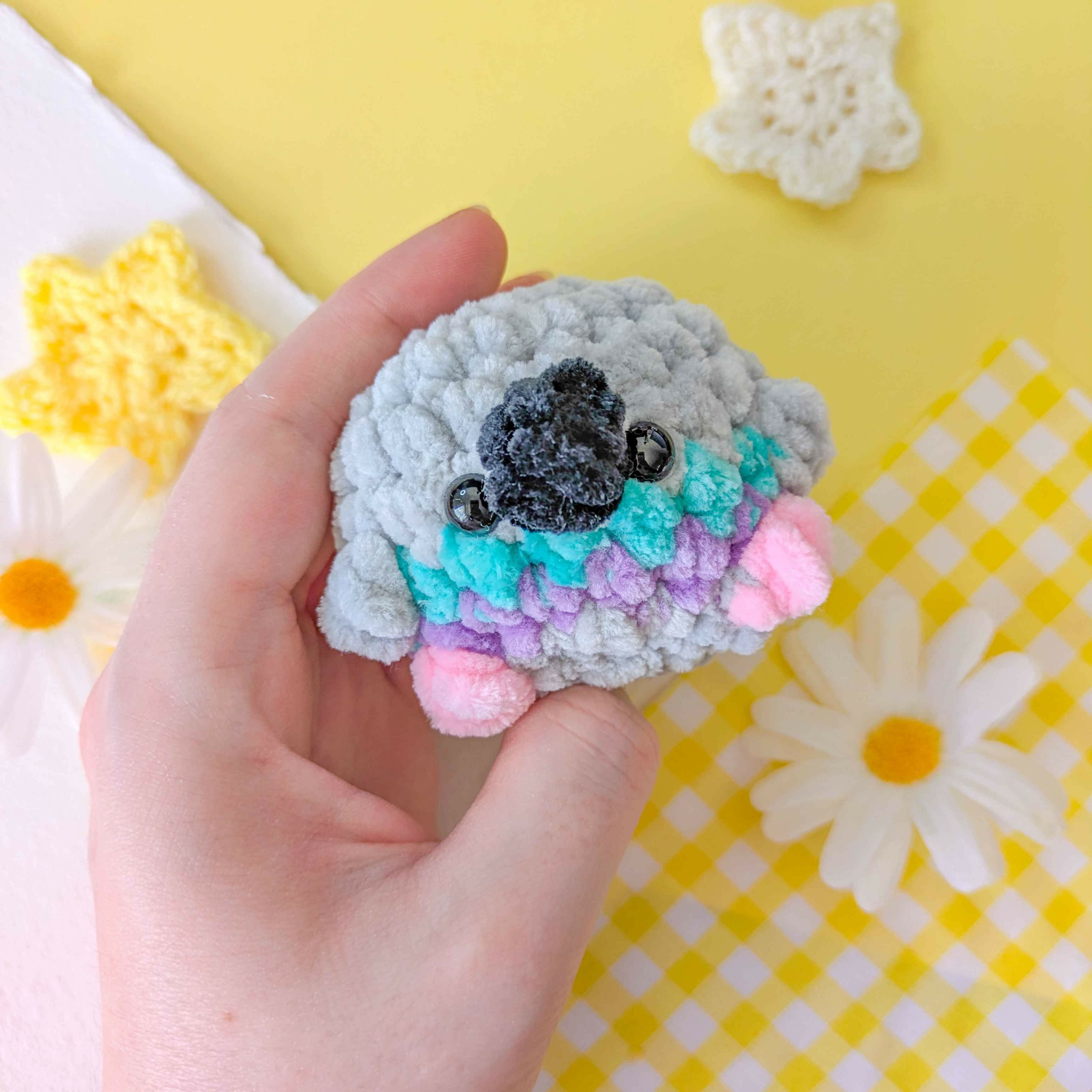 Pigeon Puff Pud - Crochet Plushie