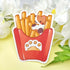 Fries Cat - Matte Sticker Single