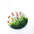Fused Glass Hanging Circle Decoration (Red)