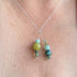 HEALING CRYSTAL & STERLING SILVER HEART CHAKRA PENDANT WITH 18” CHAIN