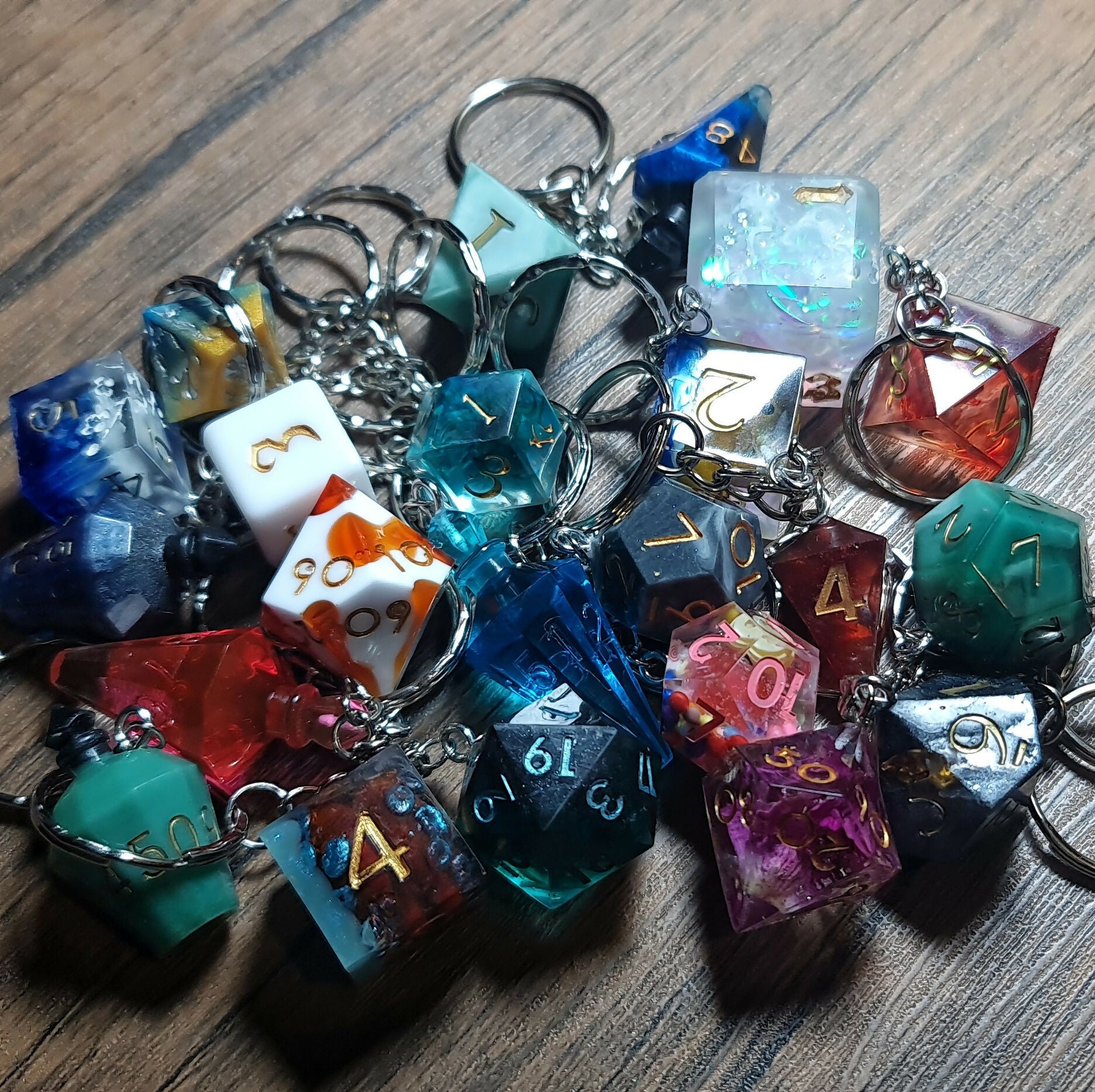 Dice Keychains