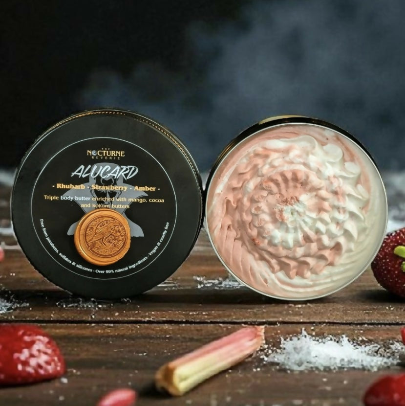 Rhubarb, Strawberry & Amber - Triple Body Butter