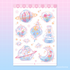 Vinyl Sticker Sheet - Glass Planets