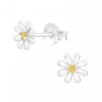 Yellow daisy Stud