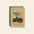 Dad Vinyl Record Greetings Card