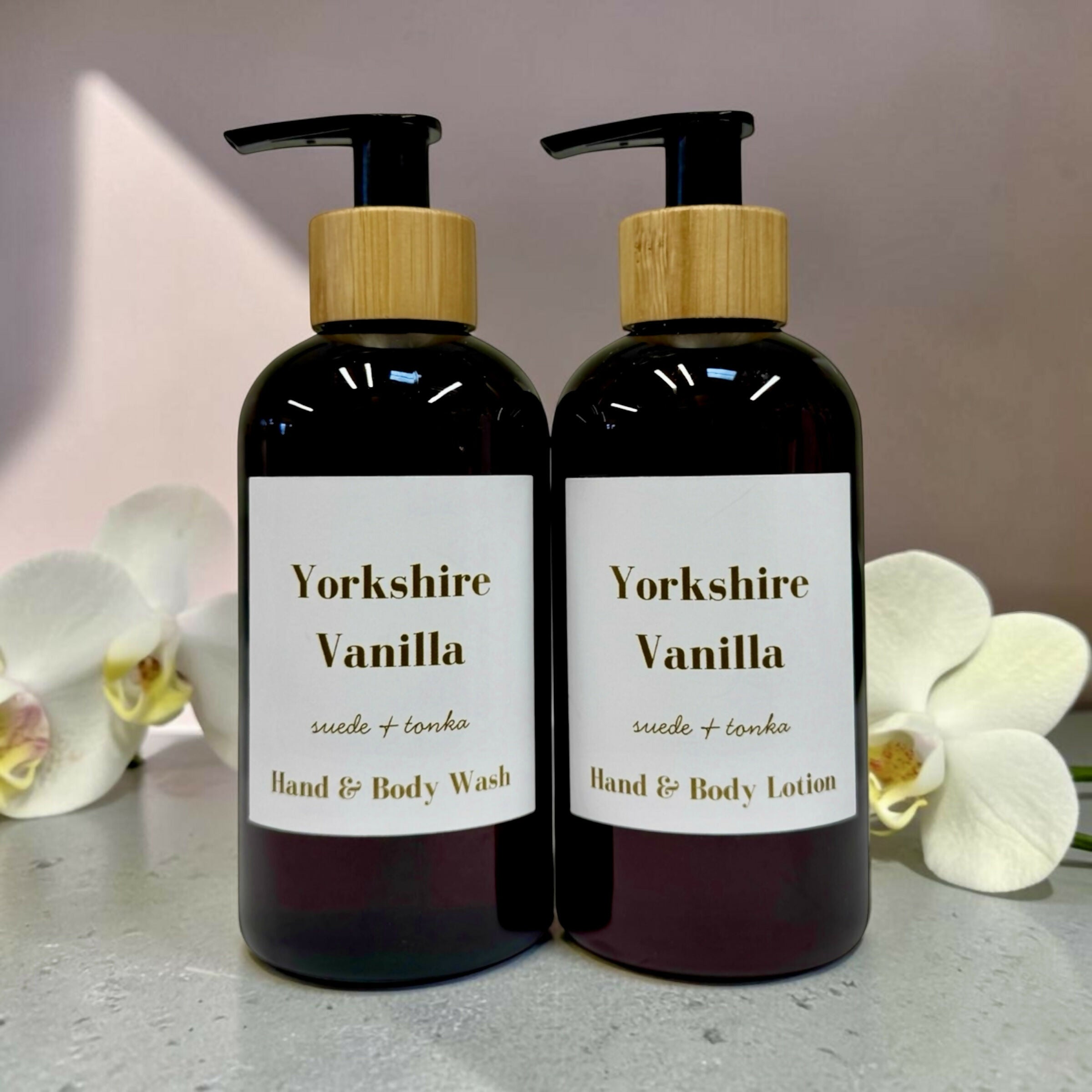Yorkshire Vanilla - Suede and Tonka Hand and Body Care Set