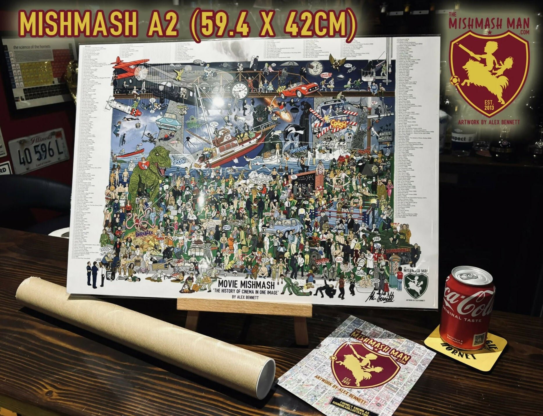 Movie Mishmash - The History of Cinema in One Image