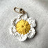 Crochet flower keyring