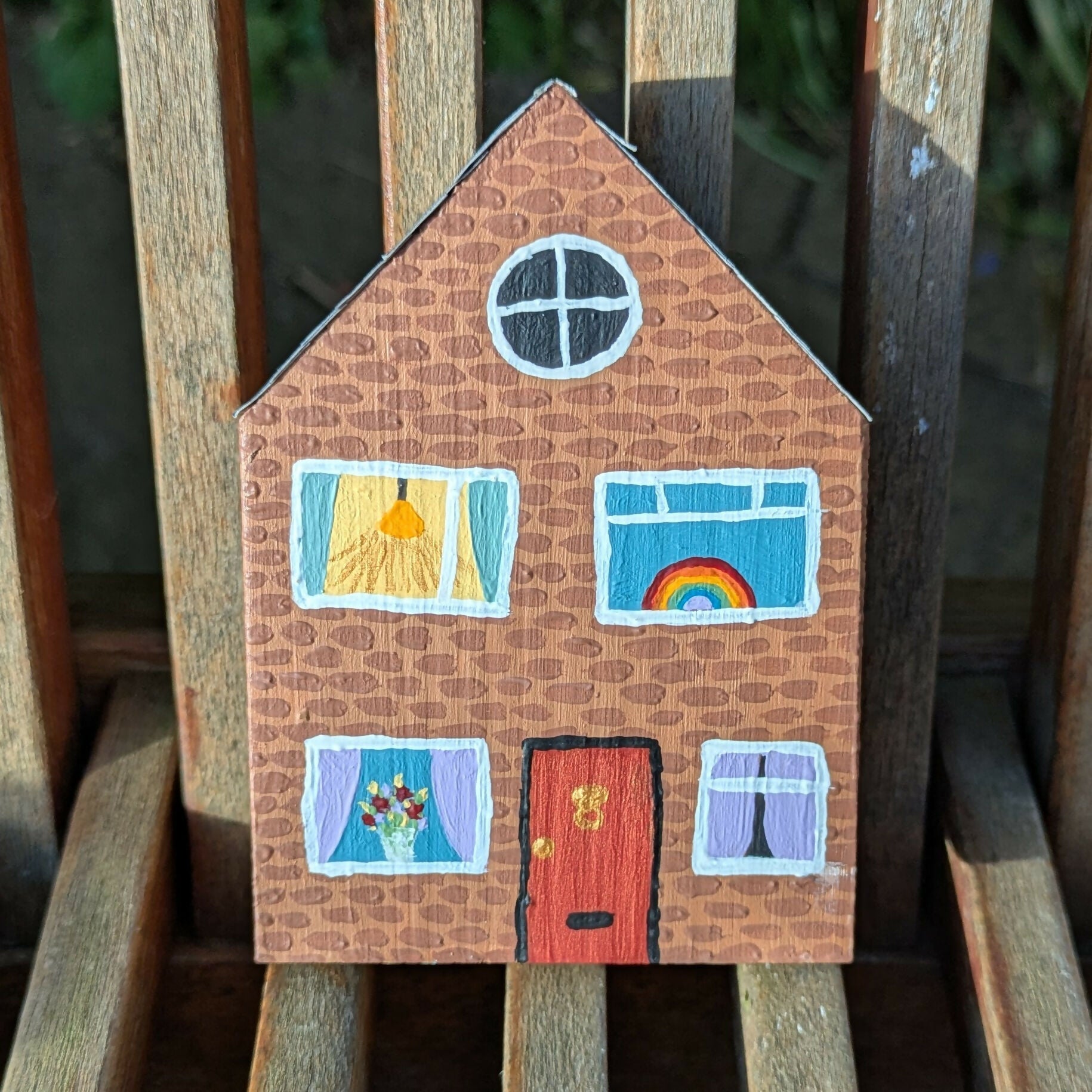 Painted Wooden House - Home Sweet Home