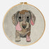 Dachshund Pink Round