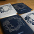 Vintage Wreath Christmas card pack