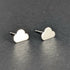 ‘Silver Lining’ Sterling Silver Tiny Cloud Stud Earring