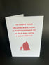 December birthday - Cheeky Card